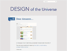 Tablet Screenshot of designoftheuniverse.com